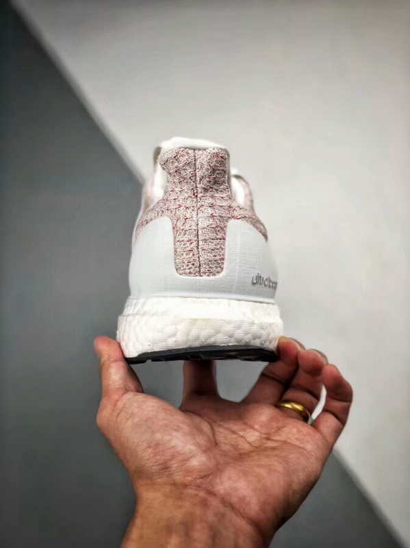 Adidas Ultra Boost 4.0 White-Scarlet(98% Authentic quality)